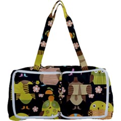 Cute Owls Pattern Multi Function Bag by Ket1n9