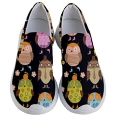 Cute Owls Pattern Women s Lightweight Slip Ons by Ket1n9