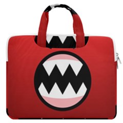 Funny Angry Macbook Pro 16  Double Pocket Laptop Bag  by Ket1n9