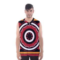 Toraja Pattern Pa barre Allo Men s Basketball Tank Top by Ket1n9