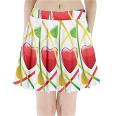 Love Pleated Mini Skirt by Ket1n9