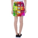 Colorful 3d Social Media Tennis Skirt View2