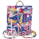 Independence Day United States Of America Flap Top Backpack View3
