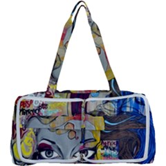 Graffiti-mural-street-art-painting Multi Function Bag by Ket1n9