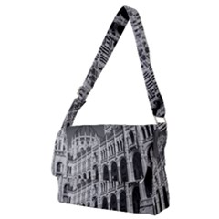 Architecture-parliament-landmark Full Print Messenger Bag (m) by Ket1n9