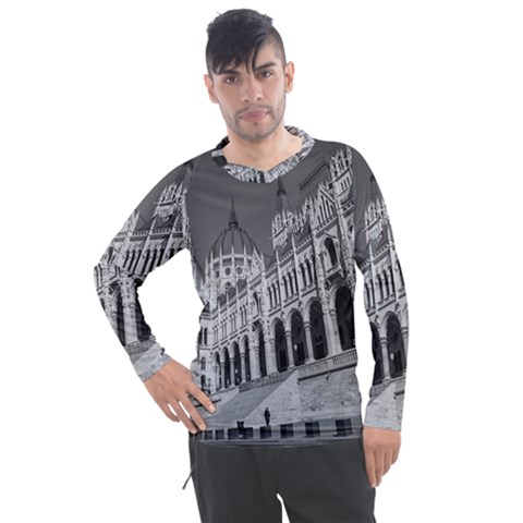 Architecture-parliament-landmark Men s Pique Long Sleeve T-shirt by Ket1n9