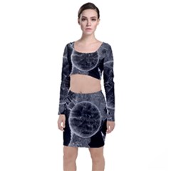 Space-universe-earth-rocket Top And Skirt Sets by Ket1n9