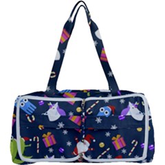 Colorful Funny Christmas Pattern Multi Function Bag by Ket1n9