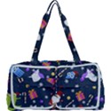 Colorful Funny Christmas Pattern Multi Function Bag View1