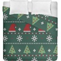 Beautiful Knitted Christmas Pattern Duvet Cover Double Side (King Size) View1
