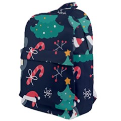 Colorful Funny Christmas Pattern Classic Backpack by Ket1n9