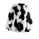 Animal-print-black-and-white-black Mini Flare Skirt View2