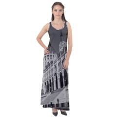 Architecture-parliament-landmark Sleeveless Velour Maxi Dress by Ket1n9