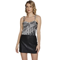 Architecture-parliament-landmark Flowy Camisole Tie Up Top by Ket1n9