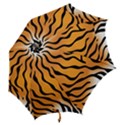 Tiger Skin Pattern Hook Handle Umbrellas (Medium) View2
