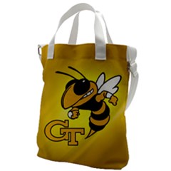 Georgia Institute Of Technology Ga Tech Canvas Messenger Bag by Ket1n9