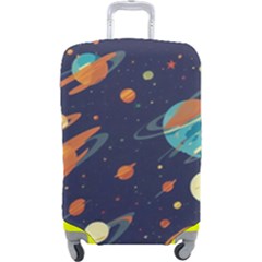 Space Galaxy Planet Universe Stars Night Fantasy Luggage Cover (large) by Ket1n9