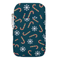 Christmas-seamless-pattern-with-candies-snowflakes Waist Pouch (large) by Grandong