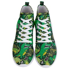 Dino Kawaii Men s Lightweight High Top Sneakers by Grandong