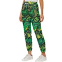 Dino Kawaii Women s Cropped Drawstring Pants View2