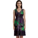 Fantasy Pyramid Mystic Space Aurora Sleeveless Dress With Pocket View1