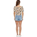 Pattern Seamless Button up blouse View4