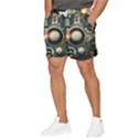Illustrations Technology Robot Internet Processor Men s Runner Shorts View3