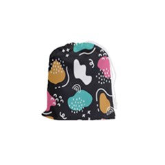 Art Pattern Design Background Print Drawstring Pouch (small) by Vaneshop