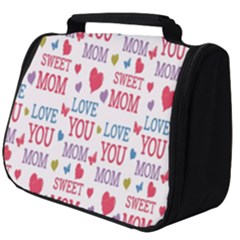 Love Mom Happy Mothers Day I Love Mom Graphic Full Print Travel Pouch (big) by Vaneshop