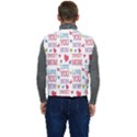 Love Mom Happy Mothers Day I Love Mom Graphic Men s Button Up Puffer Vest	 View4