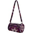 Rosette Kaleidoscope Mosaic Abstract Background Art Mini Cylinder Bag View1