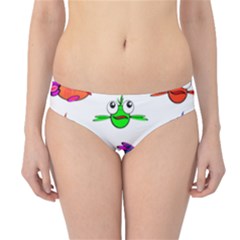 Fish Swim Cartoon Funnycute Hipster Bikini Bottoms by Sapixe
