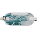 Blue Crashing Ocean Wave Rounded Waist Pouch View1