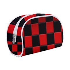 Black And Red Backgrounds- Make Up Case (small) by Amaryn4rt