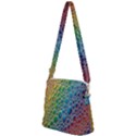 Bubbles Rainbow Colourful Colors Zipper Messenger Bag View2