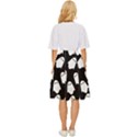 Ghost Halloween Pattern Classic Short Skirt View4