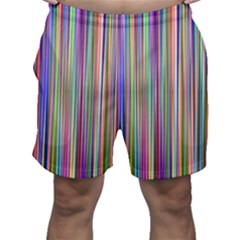 Striped-stripes-abstract-geometric Men s Shorts by Amaryn4rt