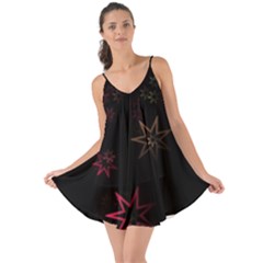 Christmas-background-motif-star Love The Sun Cover Up by Amaryn4rt