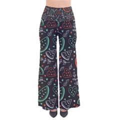 Seamless-vector-pattern-with-watermelons-mint -- So Vintage Palazzo Pants by Amaryn4rt