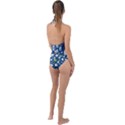 Isometric-seamless-pattern-megapolis Plunge Cut Halter Swimsuit View2