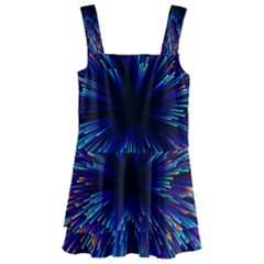 Abstract Beam Blast Kids  Layered Skirt Swimsuit by Pakjumat