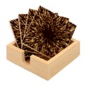 Abstract Beam Blast Bamboo Coaster Set View1