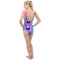 Bubble Octopus Copy Cross Front Low Back Swimsuit View2