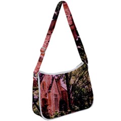 Hot Day In  Dallas-6 Zip Up Shoulder Bag by bestdesignintheworld