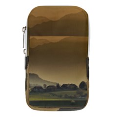 Mountains Village Trees Hills Waist Pouch (small) by Sarkoni