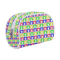 Colorful Seamless Pattern Make Up Case (small) by Amaryn4rt