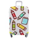 Seamless Pixel Art Pattern Luggage Cover (Medium) View1