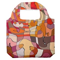 Abstract Abstraction Pattern Moder Premium Foldable Grocery Recycle Bag by Amaryn4rt