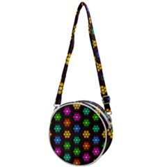 Pattern Background Colorful Design Crossbody Circle Bag by Amaryn4rt