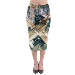 Architecture Buildings City Midi Pencil Skirt by Amaryn4rt